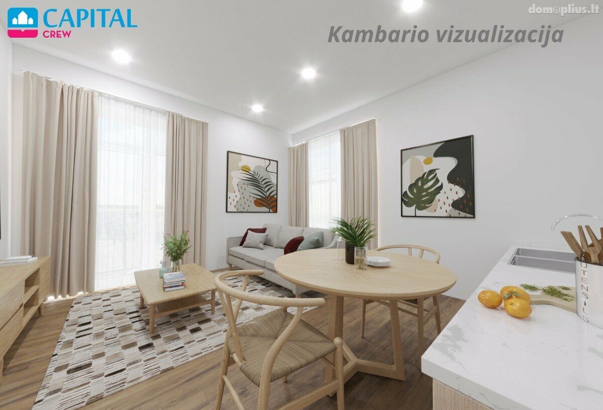 Parduodamas 2 kambarių butas Vilniuje, Naujamiestyje, Smolensko g.