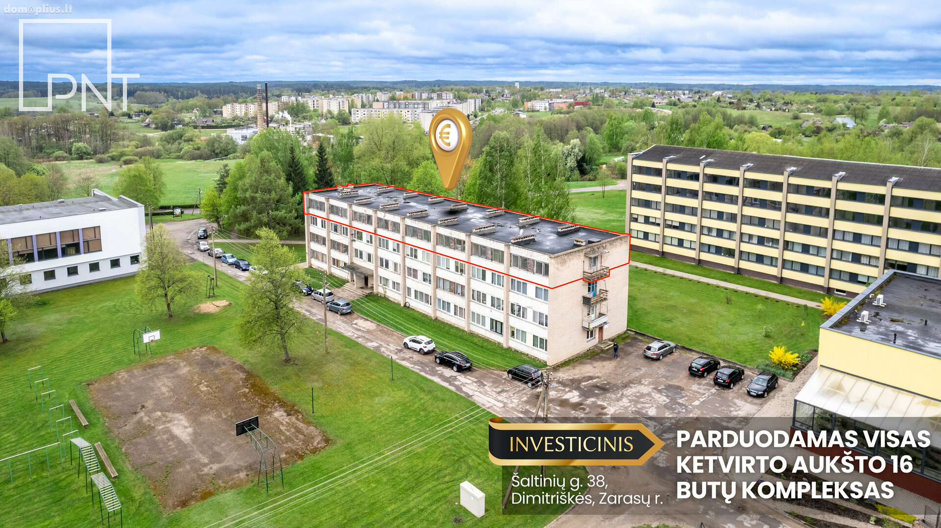 Продается 16 комнатная квартира Zarasų rajono sav., Dimitriškėse, Šaltinių g.