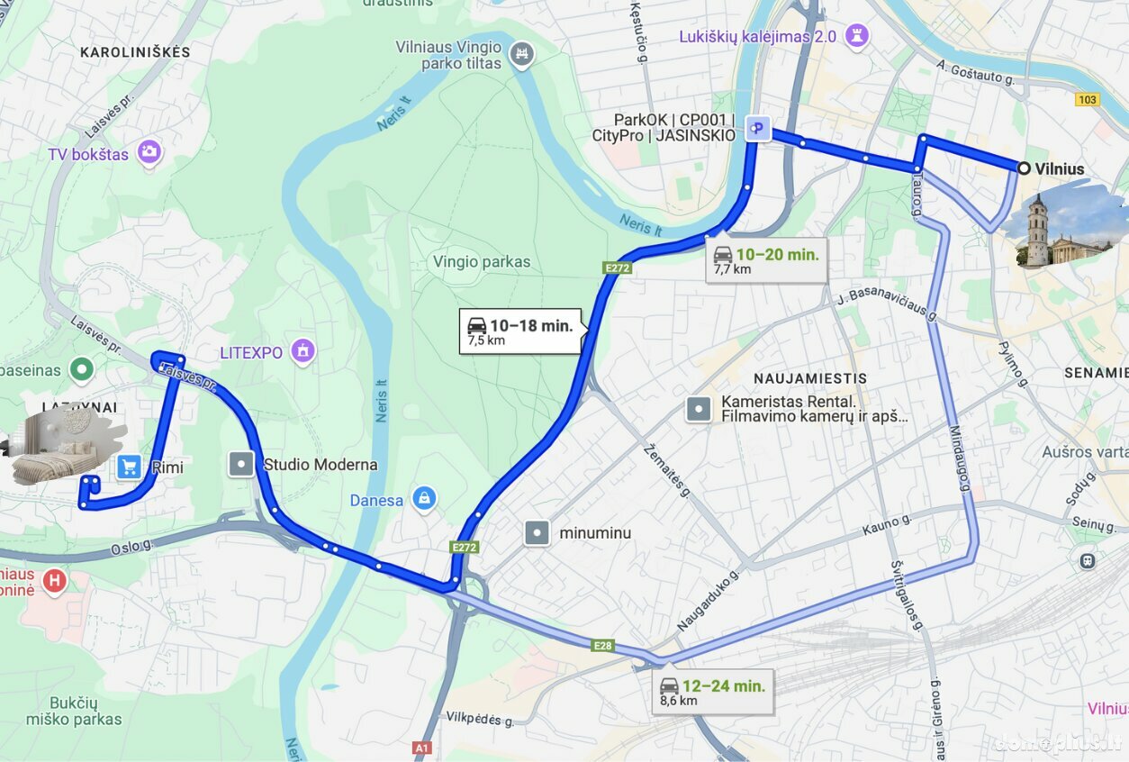 Parduodamas 3 kambarių butas Vilniuje, Lazdynuose, Žėručio g.