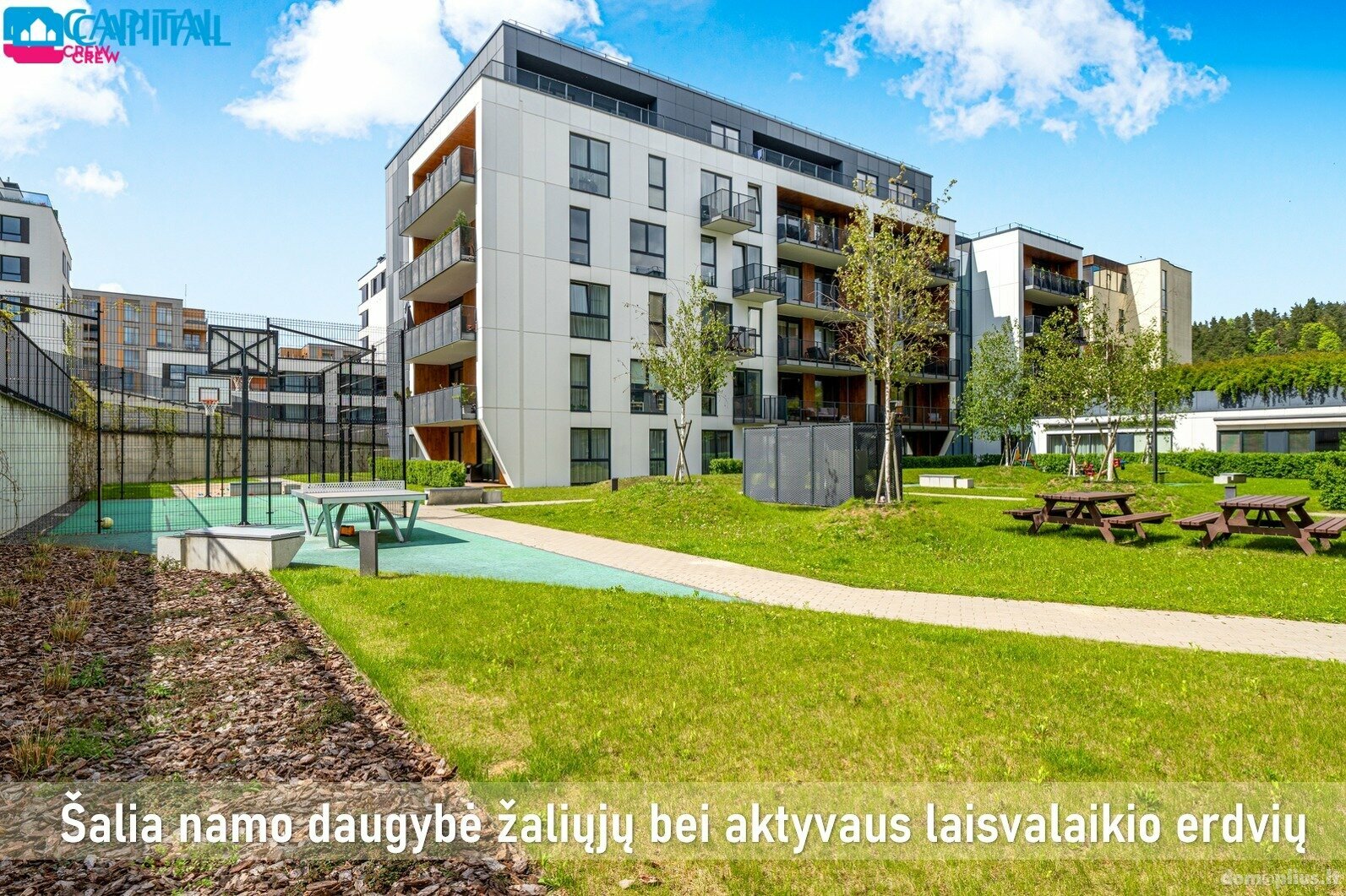 Parduodamas 2 kambarių butas Vilniuje, Markučiuose, Manufaktūrų g.