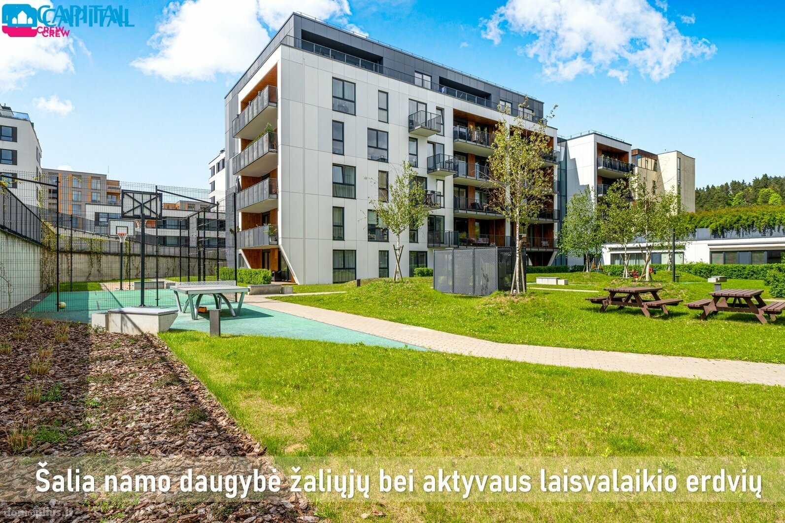 Parduodamas 2 kambarių butas Vilniuje, Markučiuose, Manufaktūrų g.
