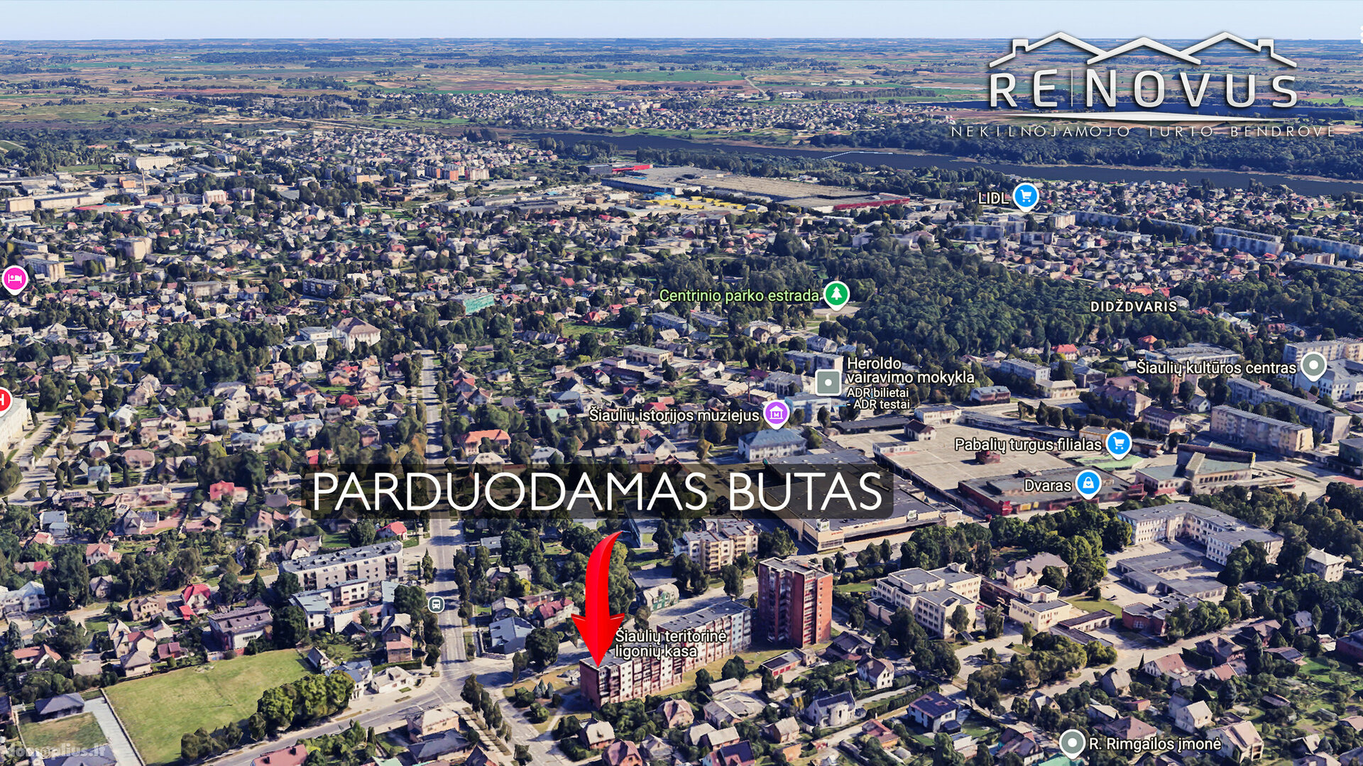 Продается 3 комнатная квартира Šiauliuose, Centre, Vilniaus g.