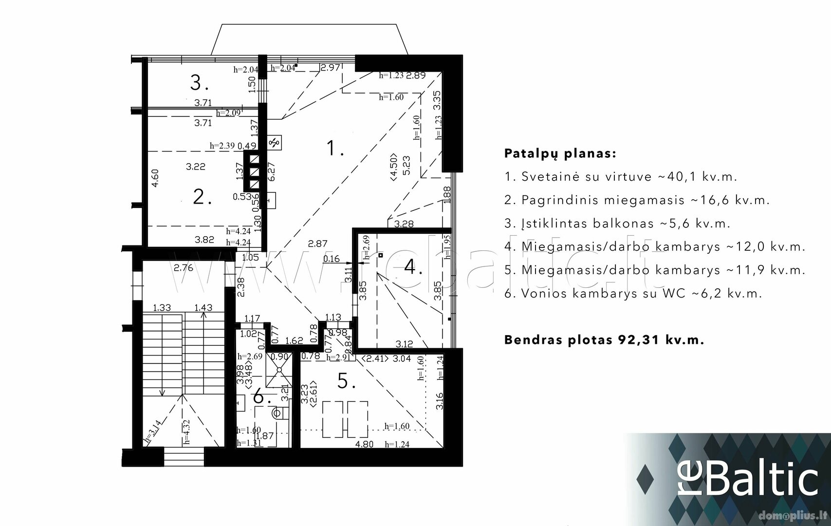 Parduodamas 4 kambarių butas Vilniuje, Valakampiuose, Turniškių g.