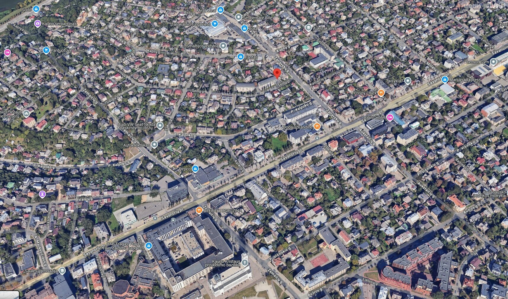 Parduodamas 3 kambarių butas Kaune, Žaliakalnyje, Seinų g.