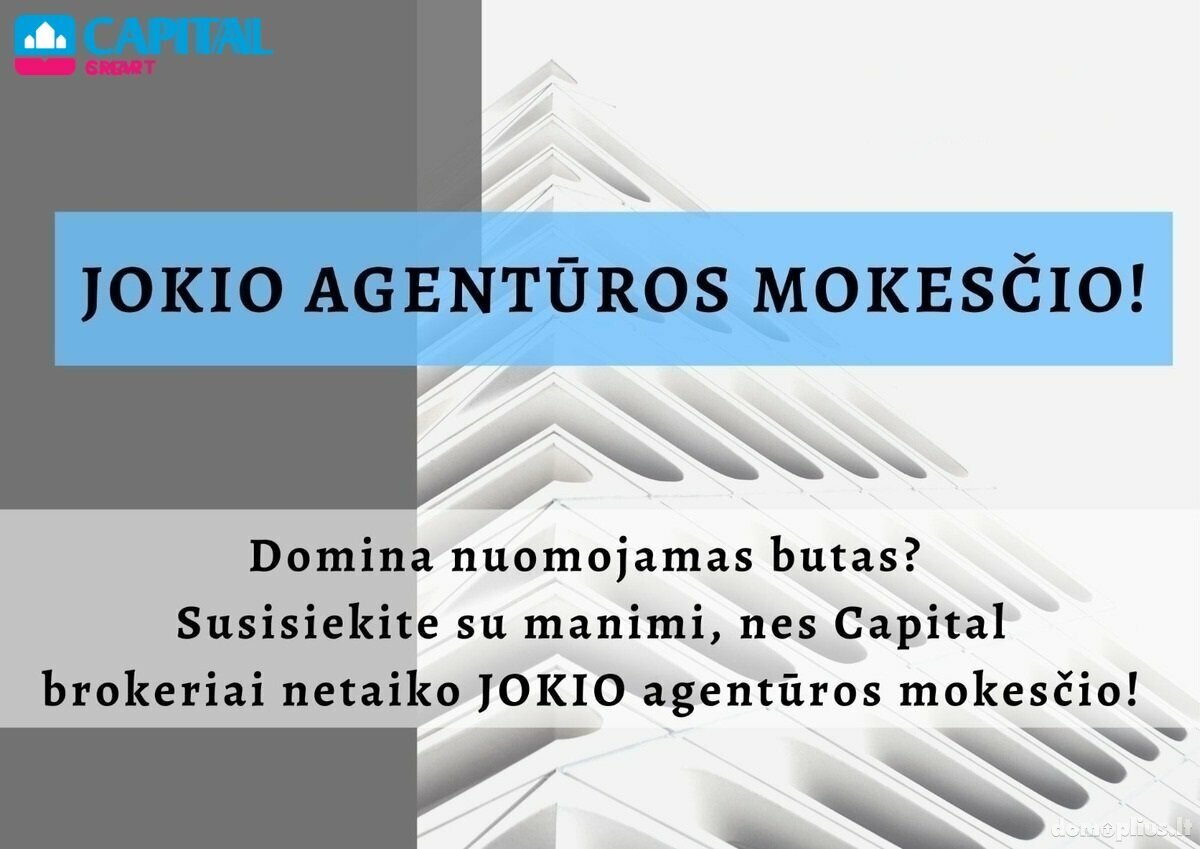 2 kambarių buto nuoma Vilniuje, Žvėryne, Liepyno g.