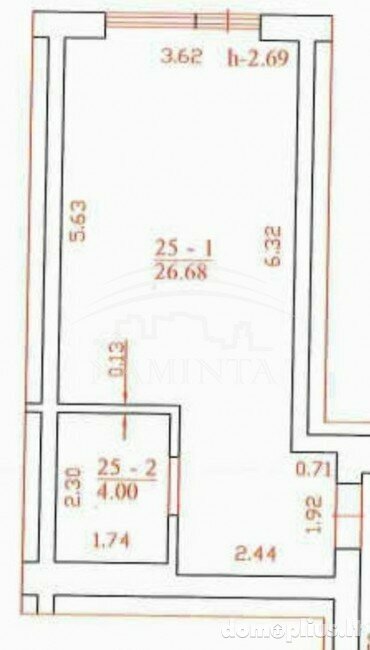 Продается 1 комнатная квартира Klaipėda, Klaipėdoje