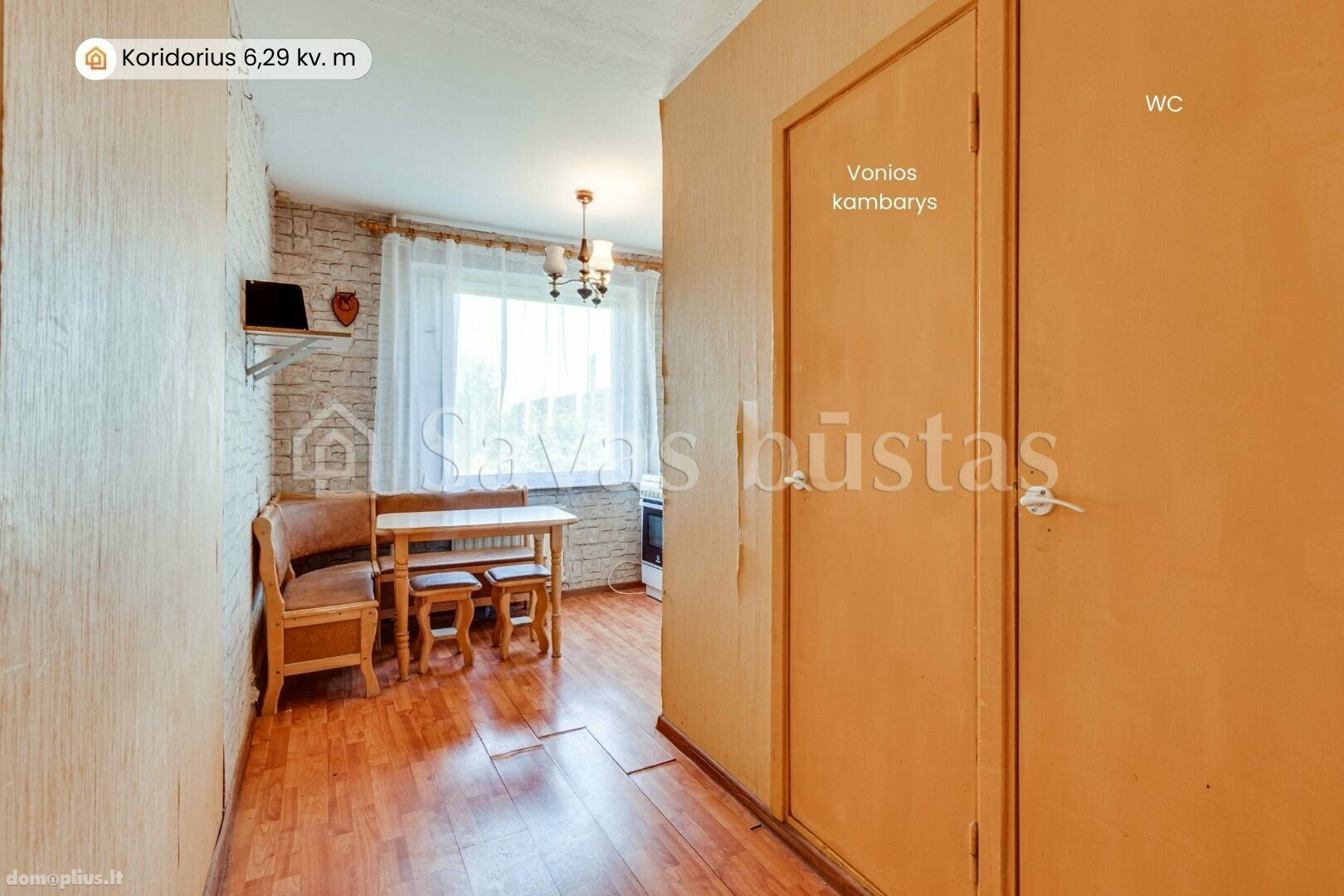 Parduodamas 1 kambario butas Šiauliuose, Dainiuose, Gegužių g.