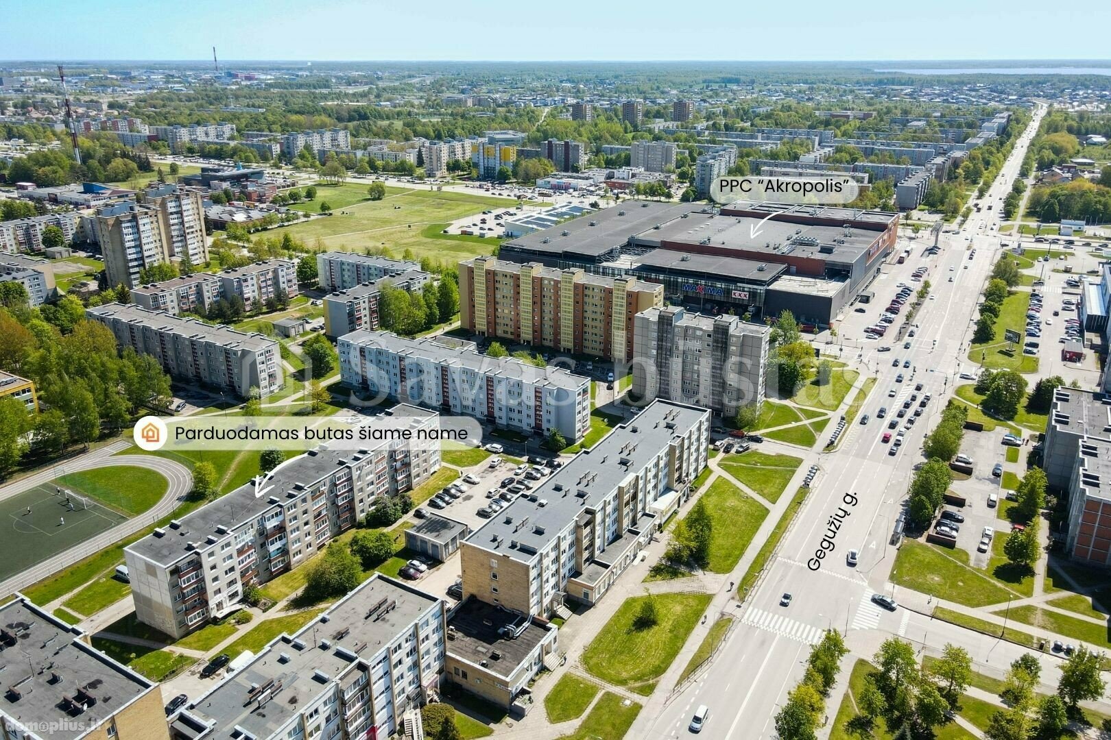 Parduodamas 1 kambario butas Šiauliuose, Dainiuose, Gegužių g.