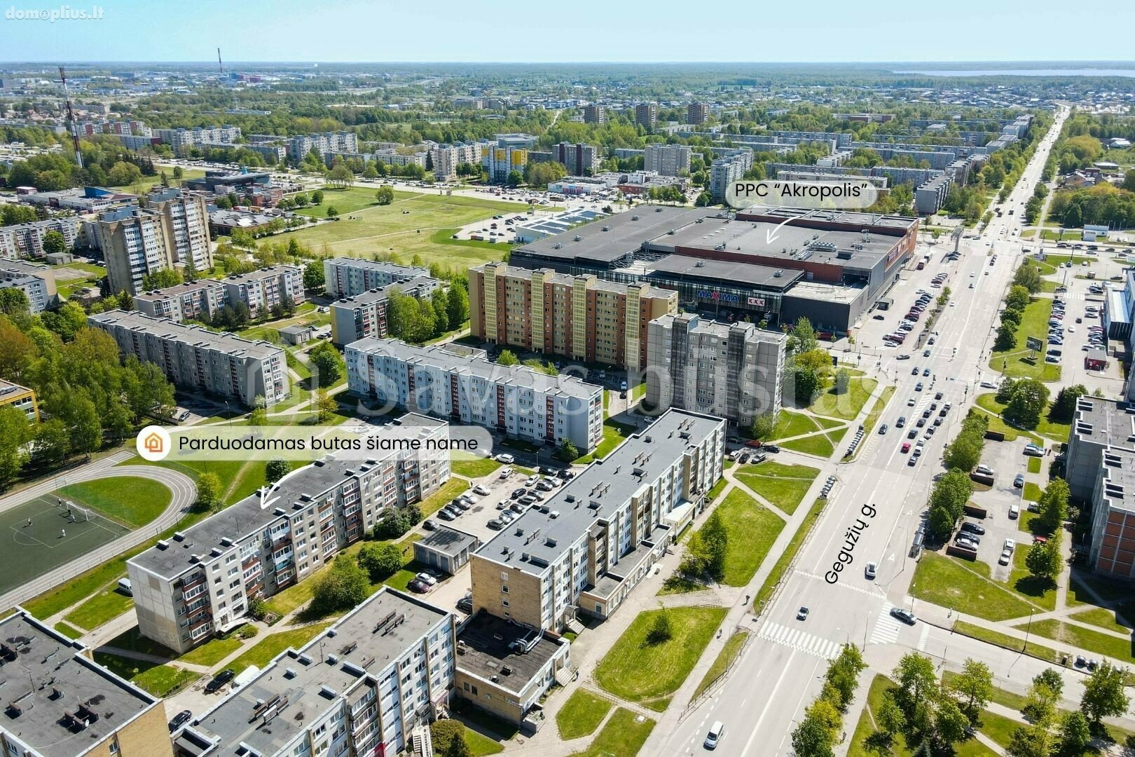 Parduodamas 1 kambario butas Šiauliuose, Dainiuose, Gegužių g.