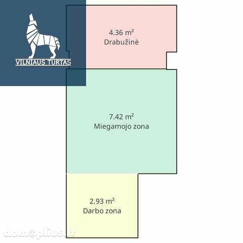 2 rooms apartment for sell Vilniuje, Žirmūnuose, Žirmūnų g.