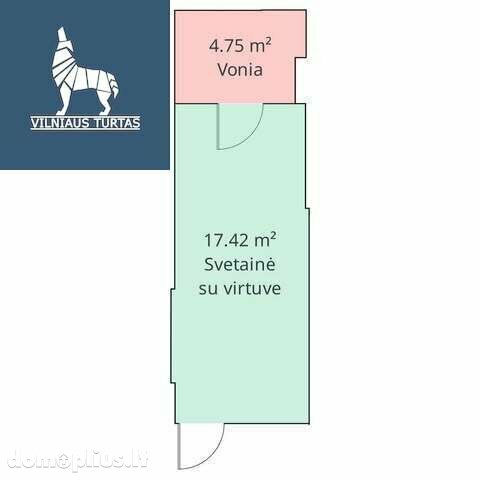 2 rooms apartment for sell Vilniuje, Žirmūnuose, Žirmūnų g.