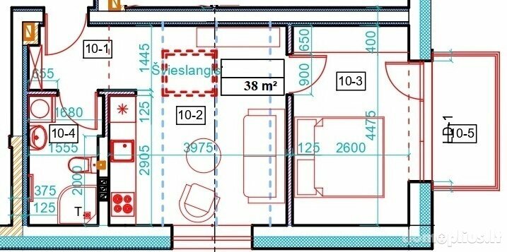 Parduodamas 2 kambarių butas Kaune, Aukštieji Šančiai, Pabiržės g.