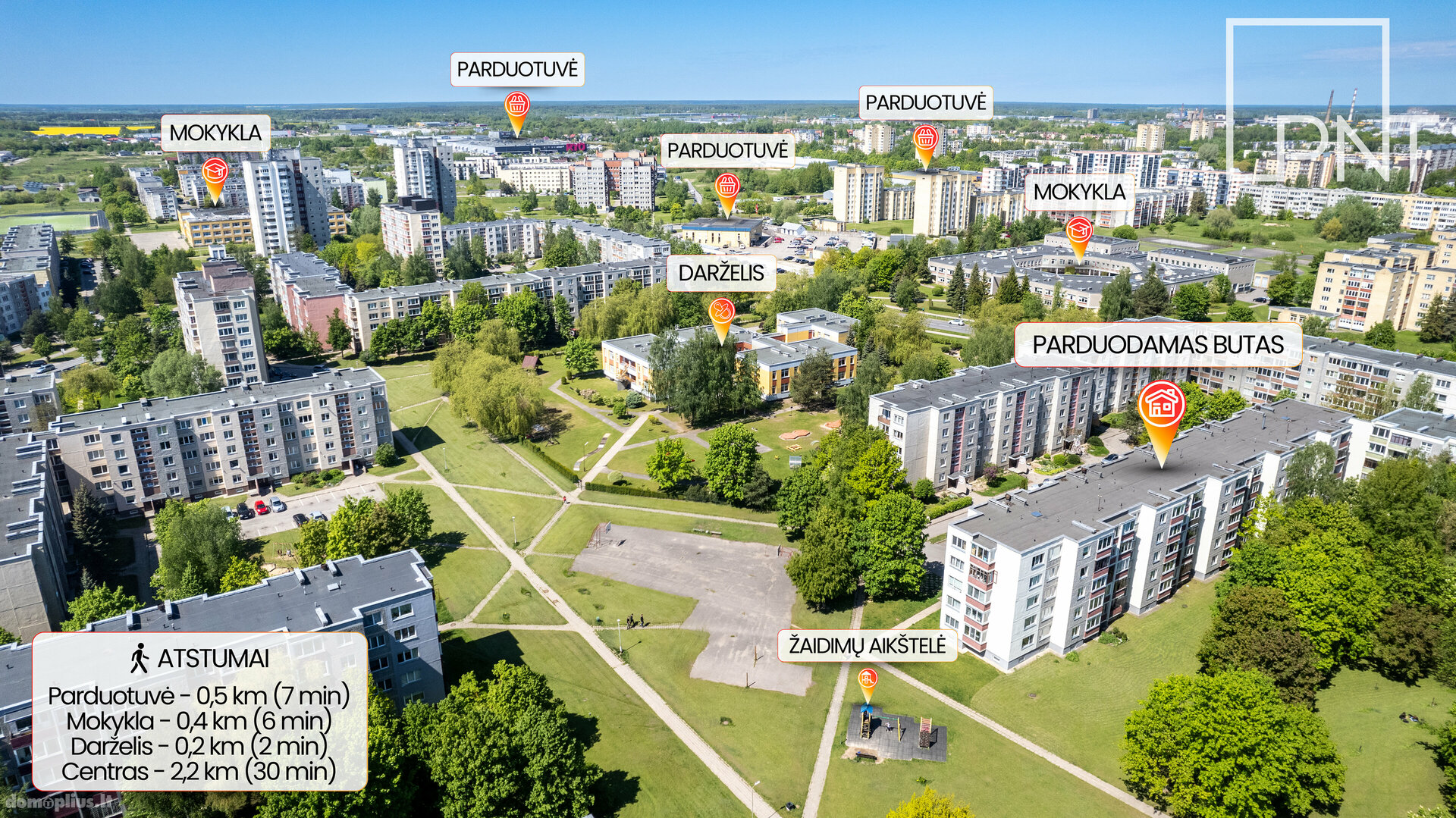 3 rooms apartment for sell Panevėžyje, Kniaudiškiuose, Kniaudiškių g.
