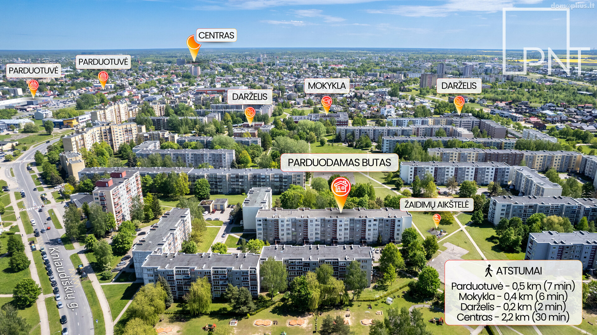 3 rooms apartment for sell Panevėžyje, Kniaudiškiuose, Kniaudiškių g.