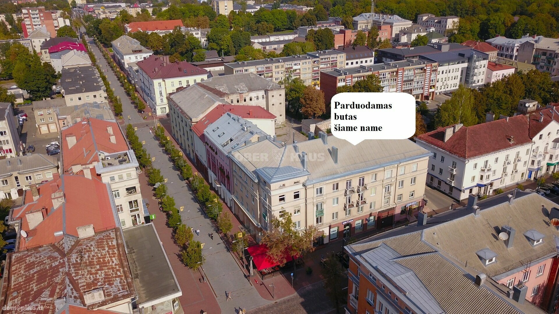 Parduodamas 2 kambarių butas Šiauliuose, Centre, Vilniaus g.