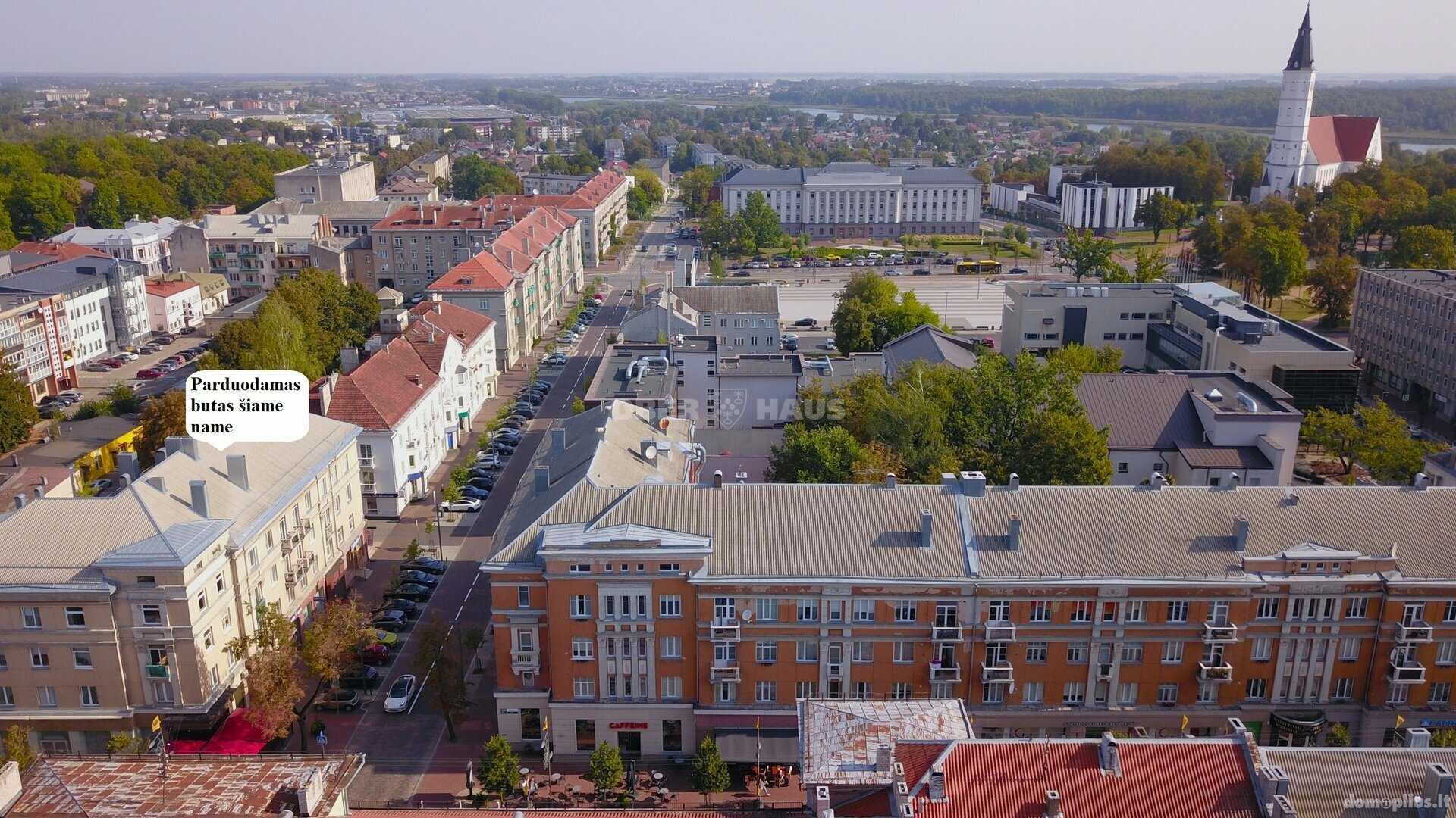 Parduodamas 2 kambarių butas Šiauliuose, Centre, Vilniaus g.