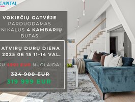 4 kambarių butas Vilniuje, Senamiestyje, Vokiečių g.
