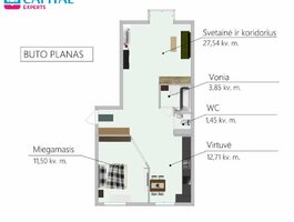 Продается 2 комнатная квартира Vilniuje, Jeruzalėje, Rugių g.
