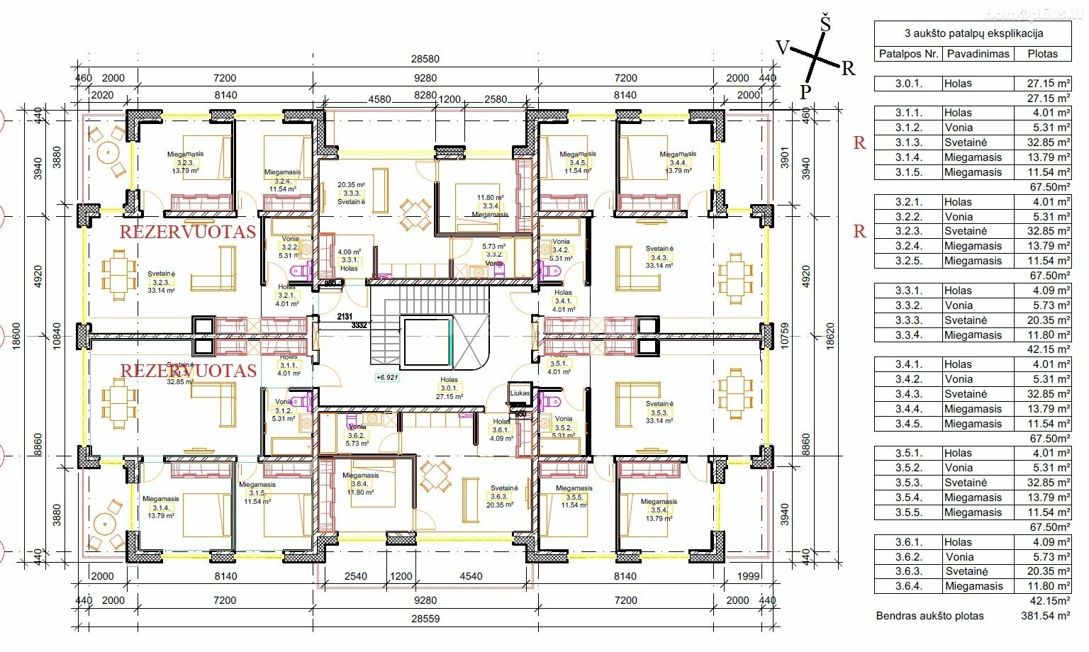 Продается 2 комнатная квартира Druskininkų sav., Druskininkuose, V. Kudirkos g.