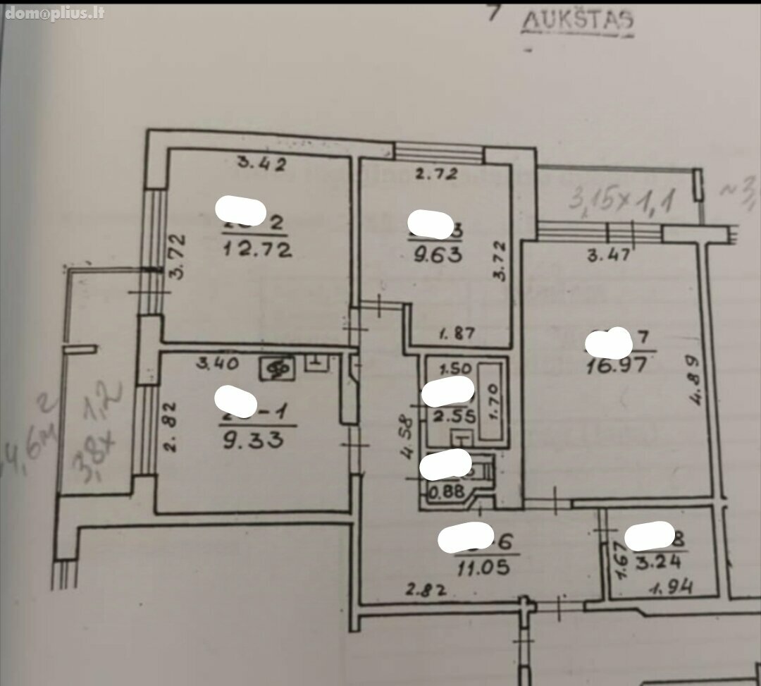 Продается 3 комнатная квартира Vilniuje, Pašilaičiuose, Medeinos g.