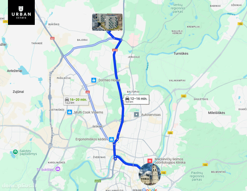 Продается 2 комнатная квартира Vilniuje, Bajoruose, Bajorų kel.