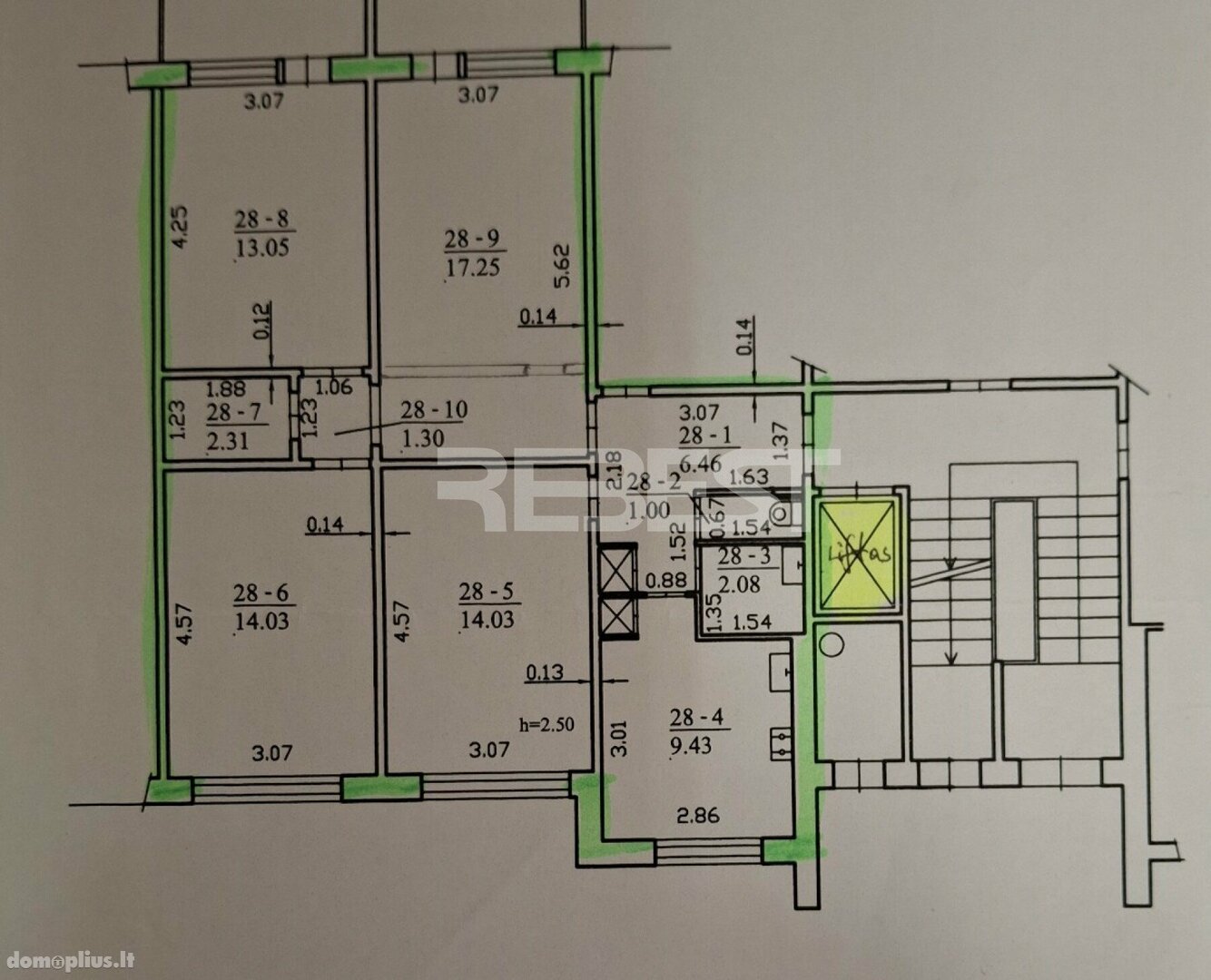 Сдаю 4 комнатную квартиру Šiauliuose, Lieporiuose, V. Grinkevičiaus g.