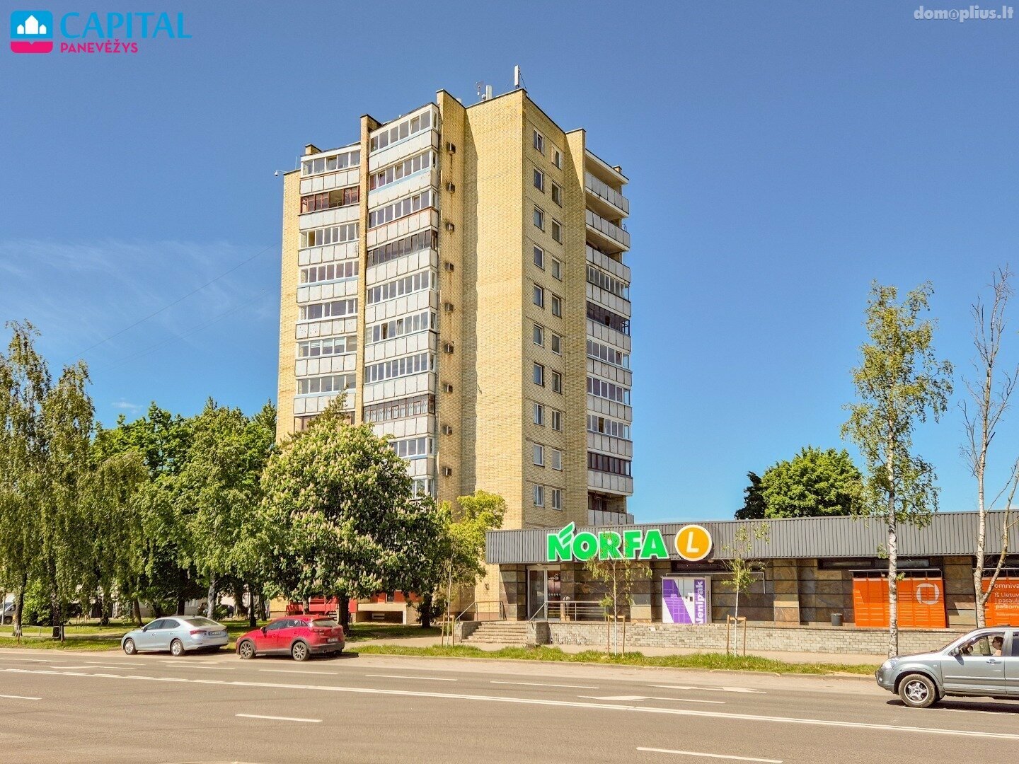 Продается 3 комнатная квартира Panevėžyje, Centre, Beržų g.