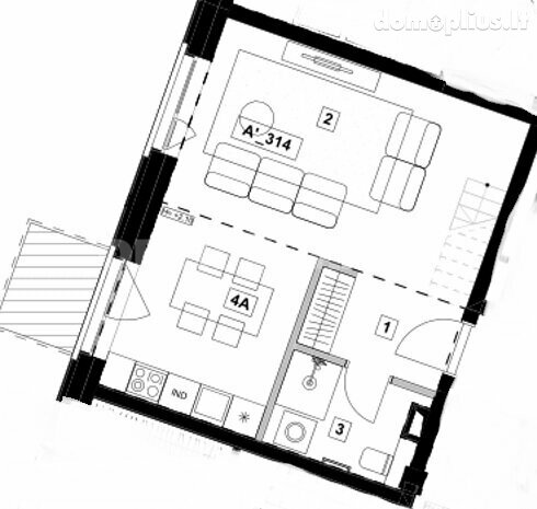 Продается 2 комнатная квартира Vilniuje, Senamiestyje