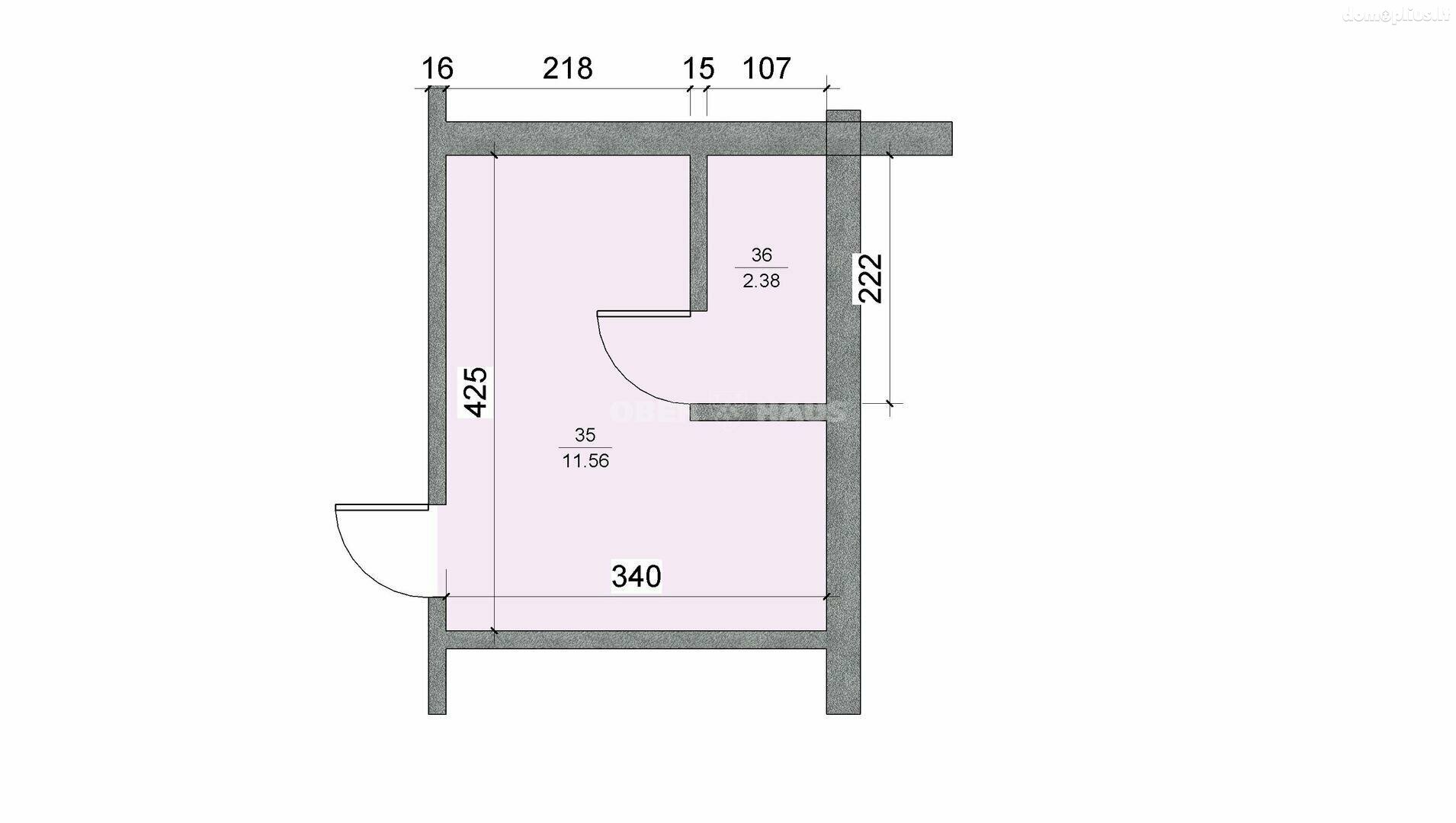 Продается 1 комнатная квартира Vilniuje, Senamiestyje, Šv. Stepono g.