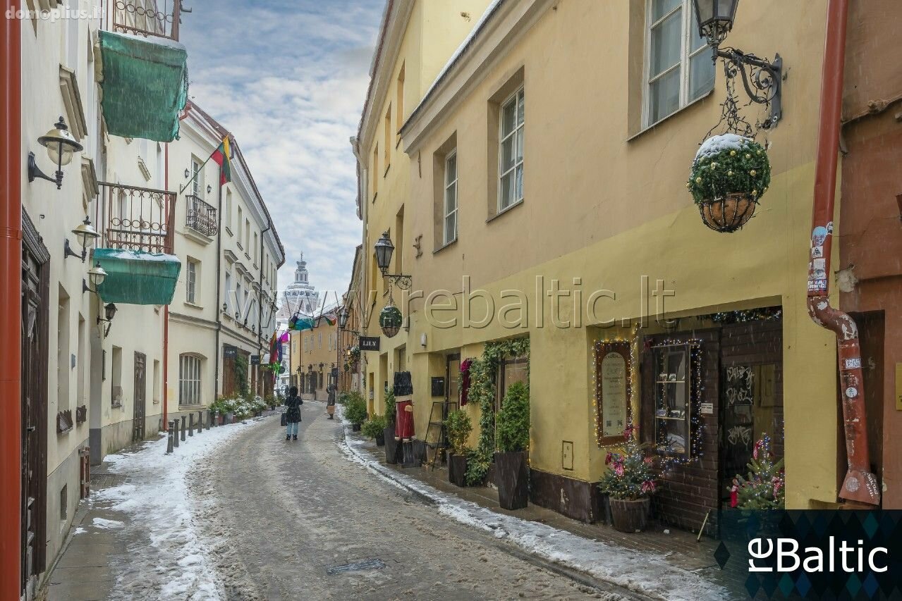 Parduodamas 2 kambarių butas Vilniuje, Senamiestyje, Stiklių g.