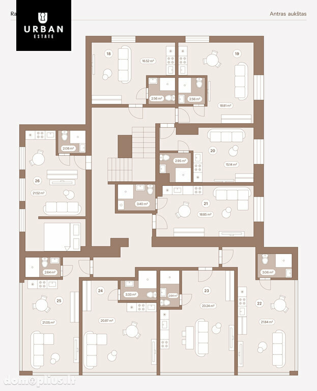 Продается 1 комнатная квартира Vilniuje, Markučiuose, Ramunių g.