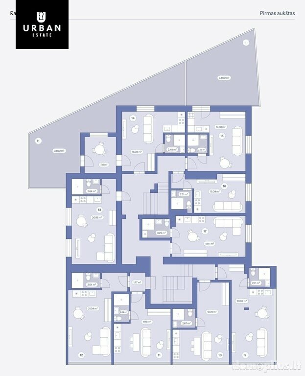 Продается 2 комнатная квартира Vilniuje, Markučiuose, Ramunių g.