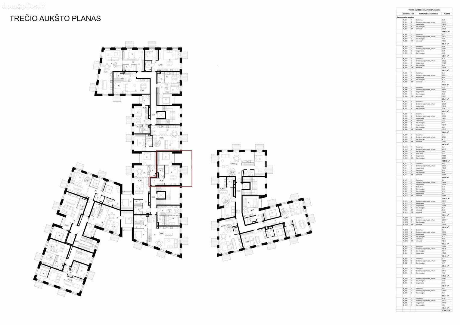 Продается 2 комнатная квартира Vilniuje, Senamiestyje, K. Vanagėlio g.