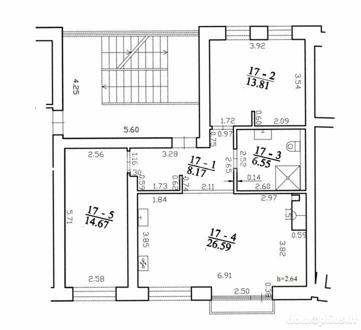 Продается 3 комнатная квартира Vilniuje, Verkiuose