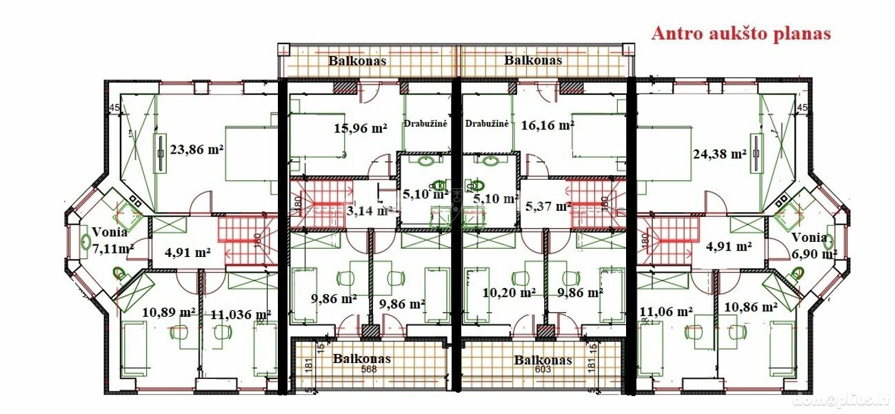 Продается 4 комнатная квартира Panevėžyje, Žemaičiuose, Velžio kel.