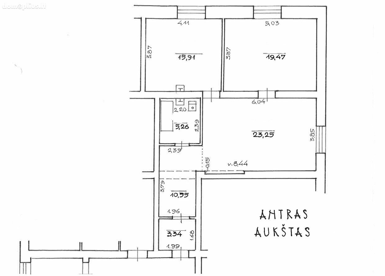 Продается 3 комнатная квартира Klaipėdoje, Žardininkuose, Statybininkų pr.