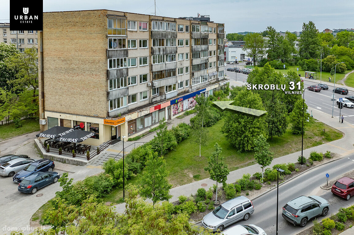Parduodamas 2 kambarių butas Vilniuje, Naujamiestyje, Skroblų g.