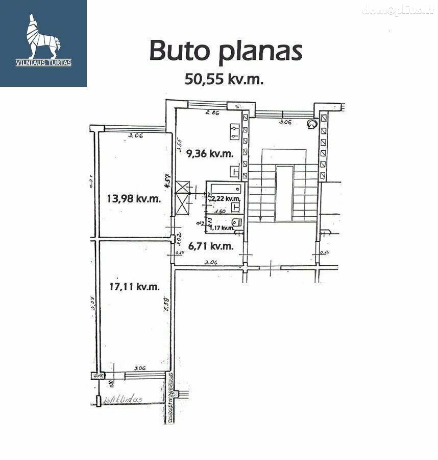 Parduodamas 2 kambarių butas Rokiškio rajono sav., Rokiškyje, Panevėžio g.