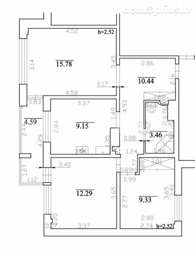 Продается 3 комнатная квартира Vilniuje, Justiniškėse, Taikos g.