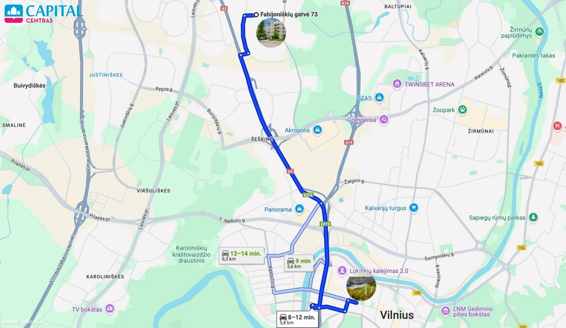 Parduodamas 1 kambario butas Vilniuje, Fabijoniškėse, Fabijoniškių g.