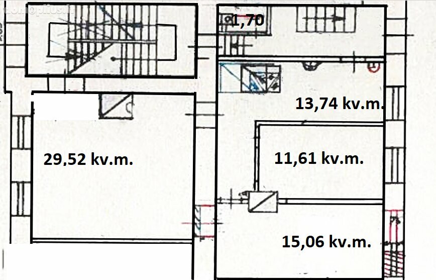 Продается 3 комнатная квартира Vilniuje, Senamiestyje
