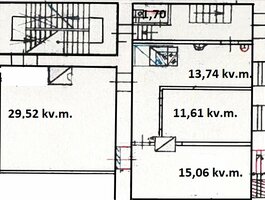3 rooms apartment for sell Vilniuje, Senamiestyje