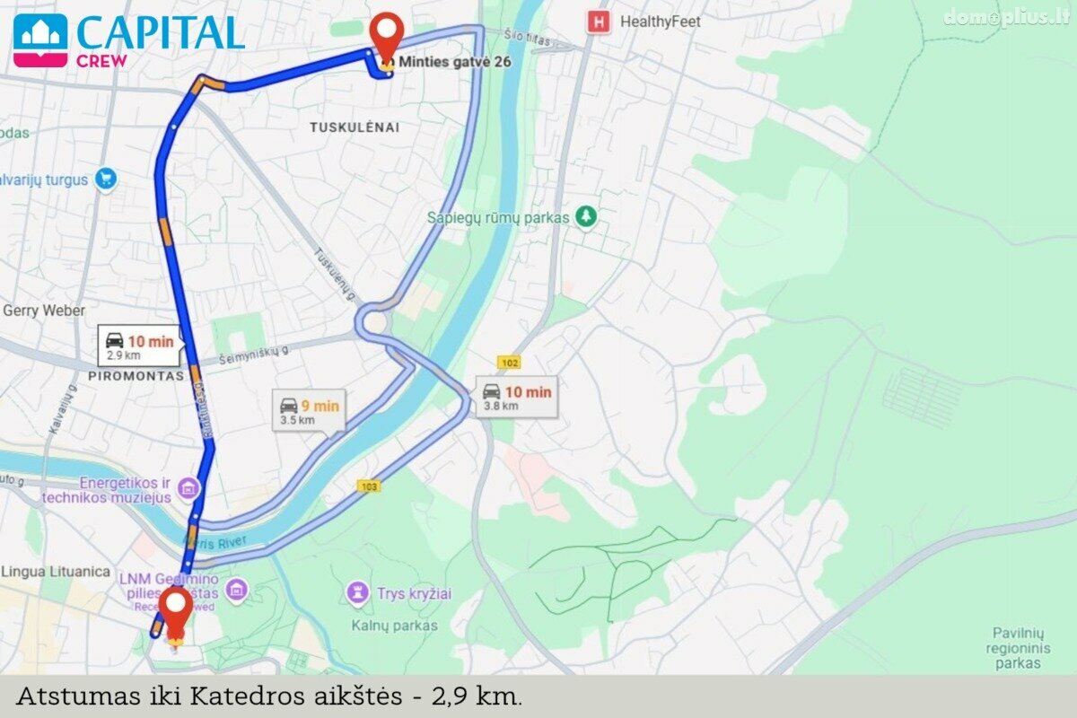 Parduodamas 1 kambario butas Vilniuje, Žirmūnuose, Minties g.