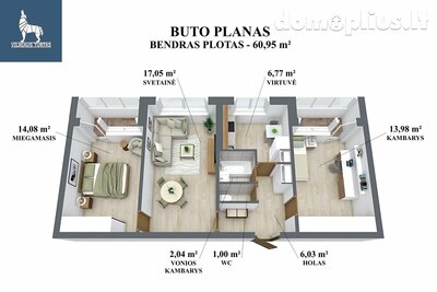 Продается 3 комнатная квартира Vilniuje, Lazdynuose, Architektų g.