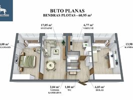 3 kambarių butas Vilniuje, Lazdynuose, Architektų g.
