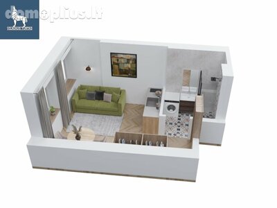 Продается 2 комнатная квартира Vilniuje, Senamiestyje, V. Šopeno g.