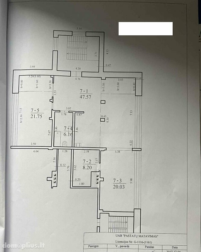 3 rooms apartment for sell Vilniuje, Naujoji Vilnia, Saulenių g.