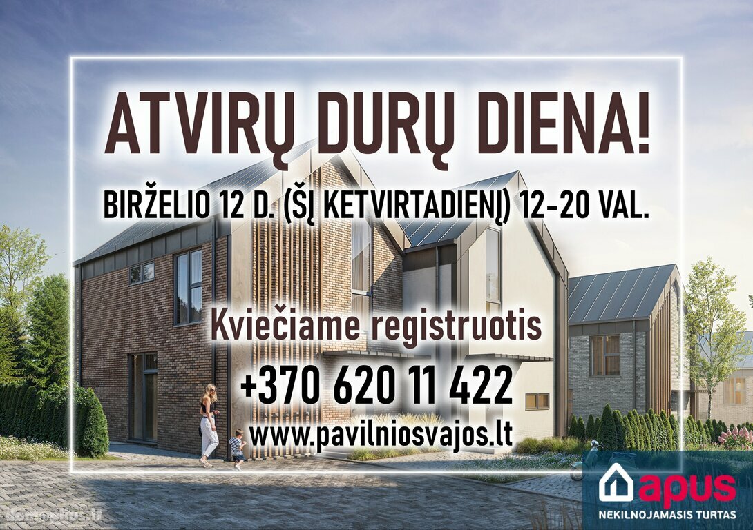 Parduodamas 4 kambarių butas Vilniuje, Pavilnyje, Žemoji g.