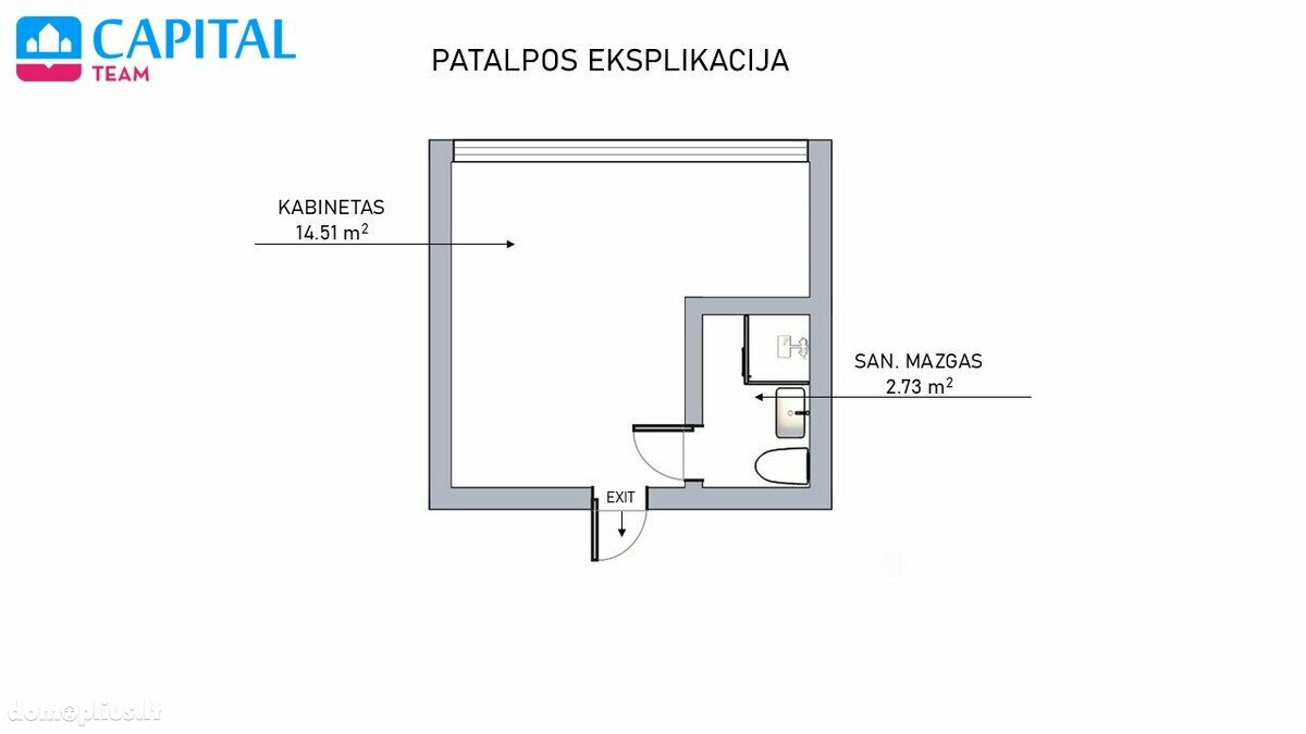 Продается 1 комнатная квартира Vilniuje, Paneriuose, Kirtimų g.