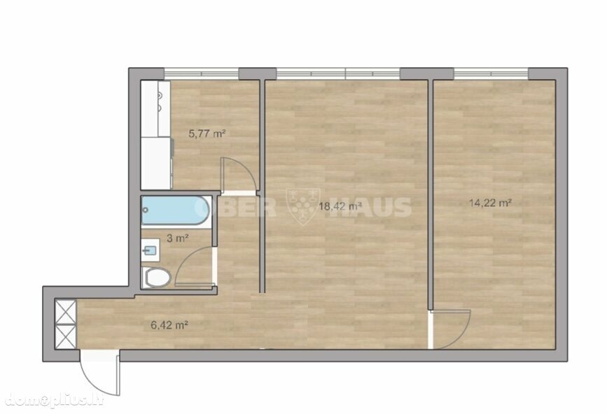 Продается 2 комнатная квартира Vilniuje, Antakalnyje, Švyturio g.
